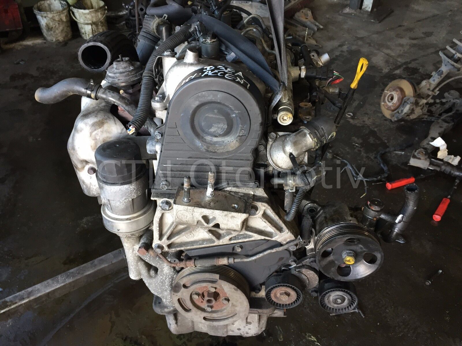 Hyundai Accent 1.5 CRDi Çıkma Motor (D3EA)